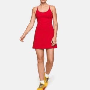 Red Outdoor Voices Exercise Dress